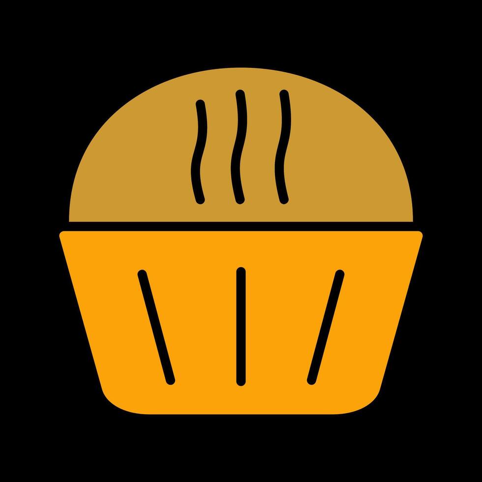 Cream Muffin Vector Icon