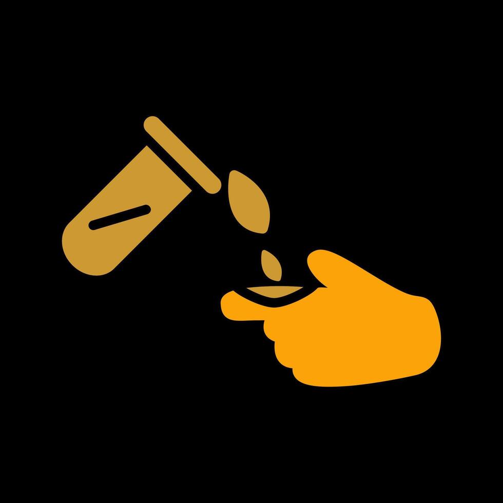 Corrosive Hazard Vector Icon
