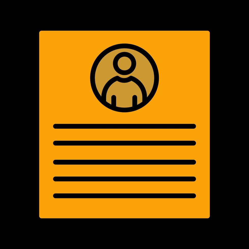 Client Profile Vector Icon