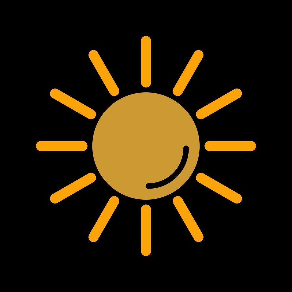 UV Radiation Vector Icon