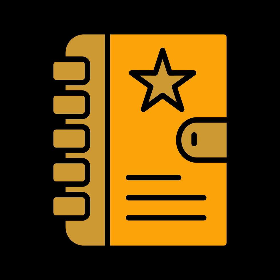 Diary Vector Icon