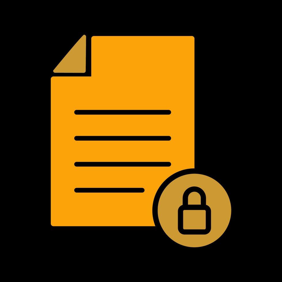Private Document Vector Icon