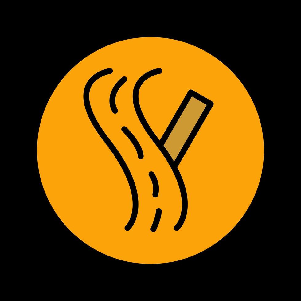 Linked Road Sign Vector Icon