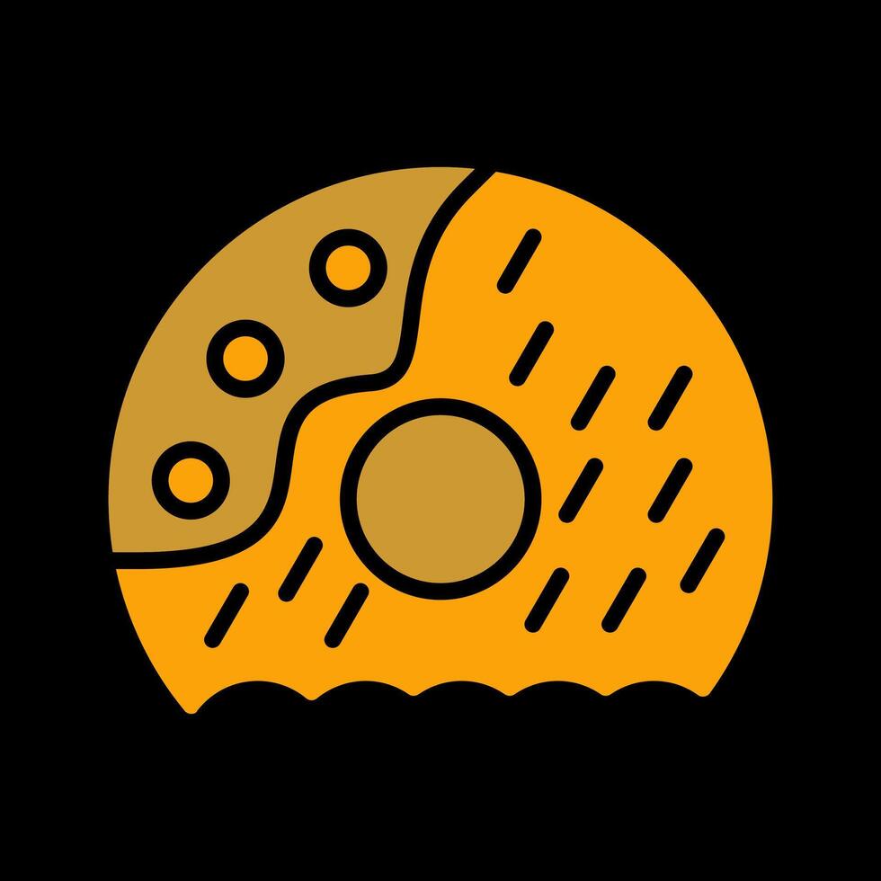 icono de vector de donut