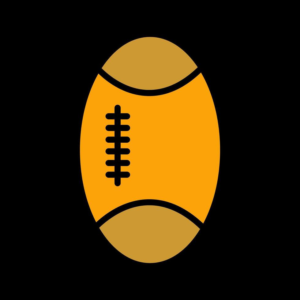 icono de vector de rugby