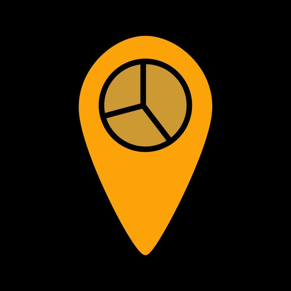 Location Statistics Vector Icon