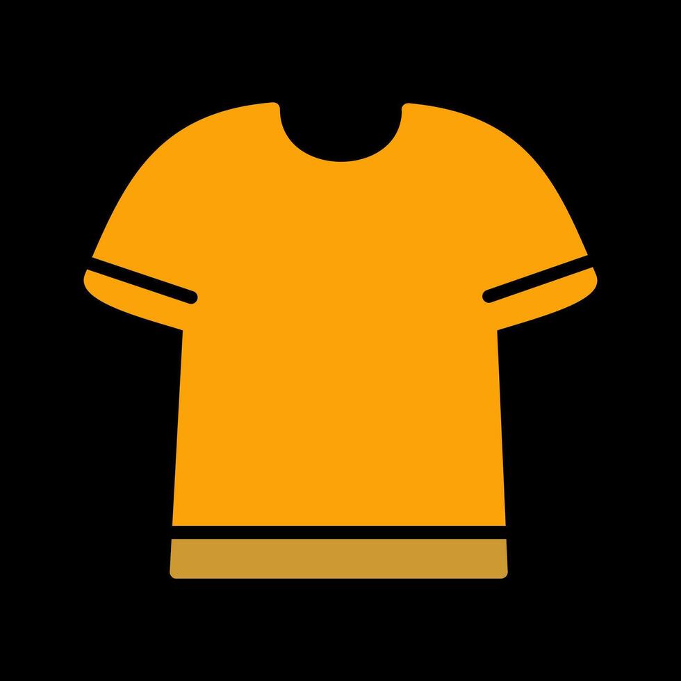 T Shirt with Lines Vector Icon