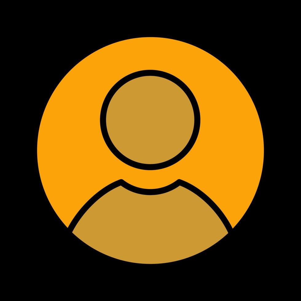 Male Profile Vector Icon