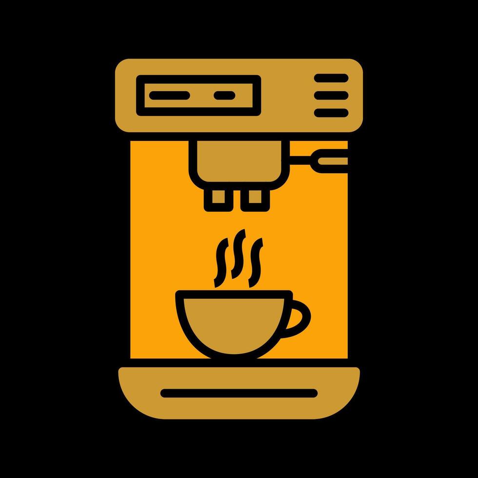 café máquina yo vector icono