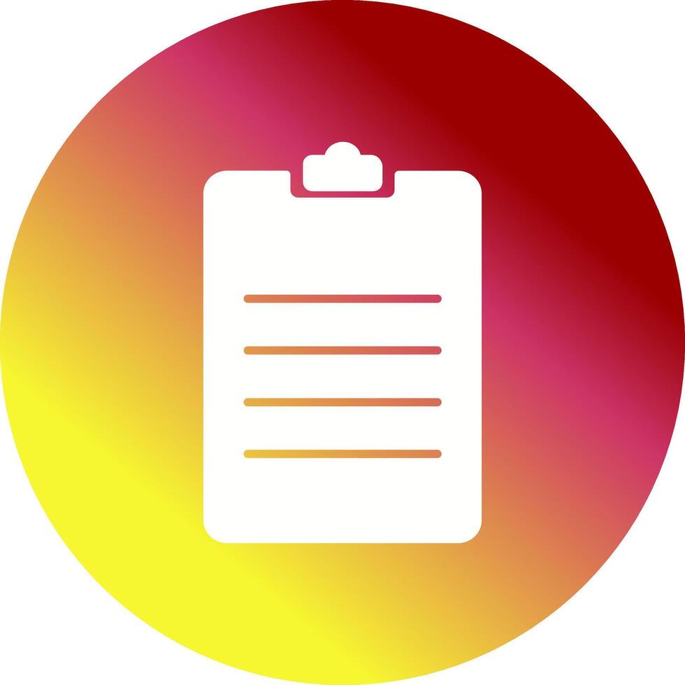 Clipboard Vector Icon