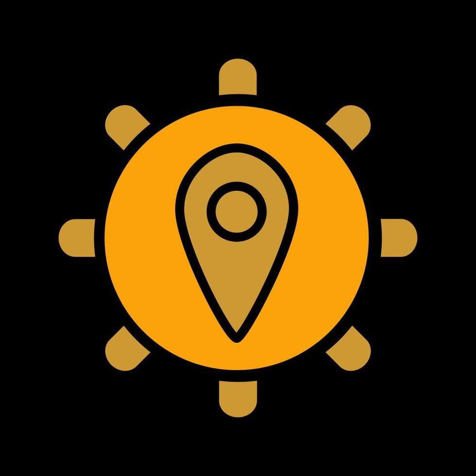 Location Settings Vector Icon