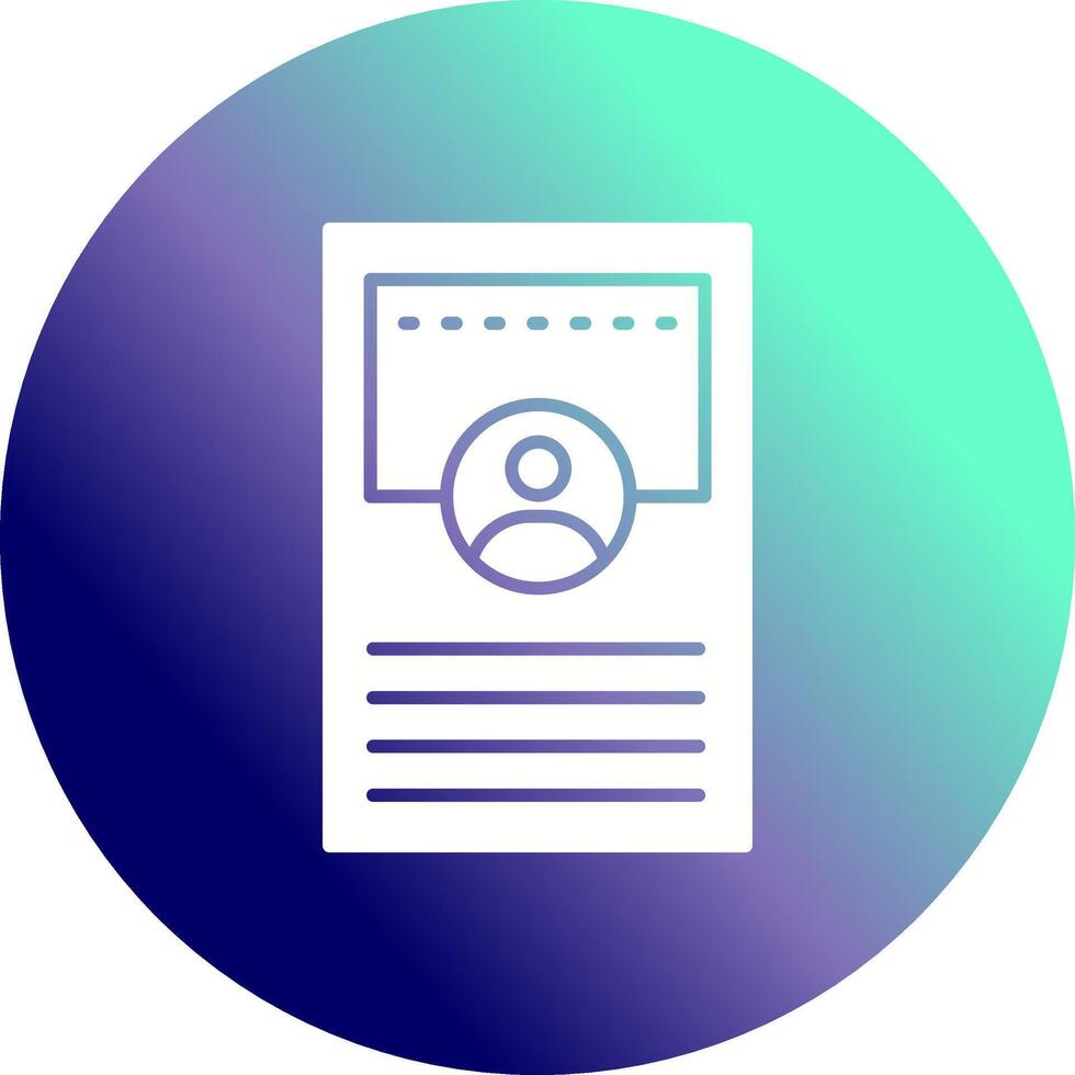 Profile Vector Icon