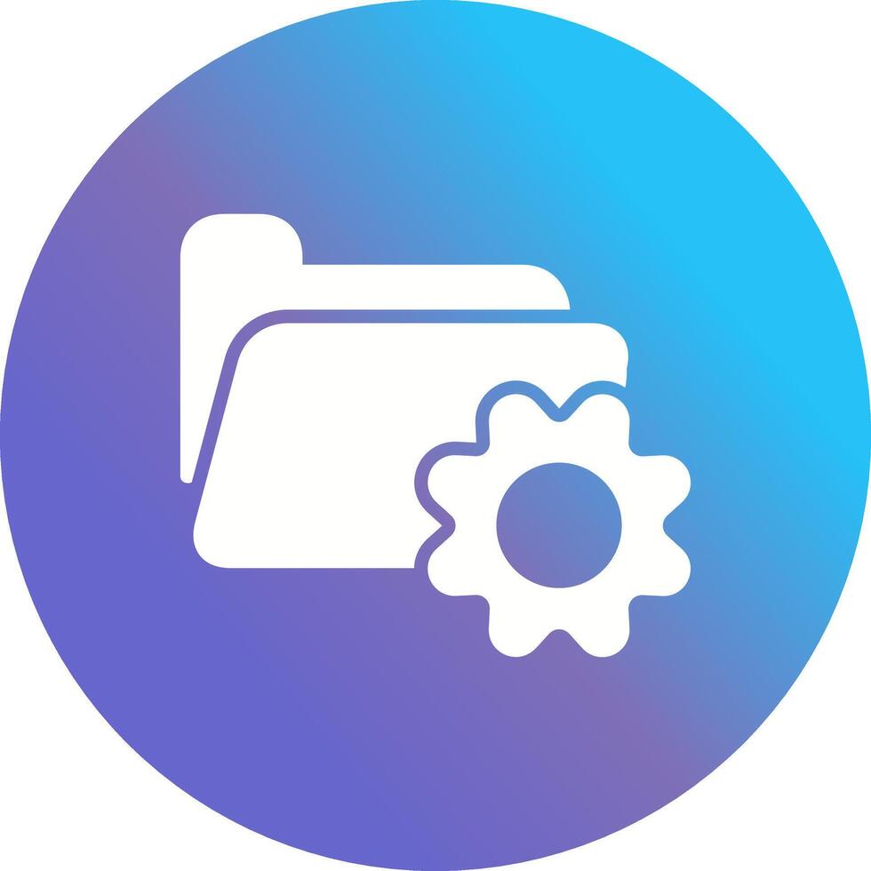 Preferences Folder Vector Icon