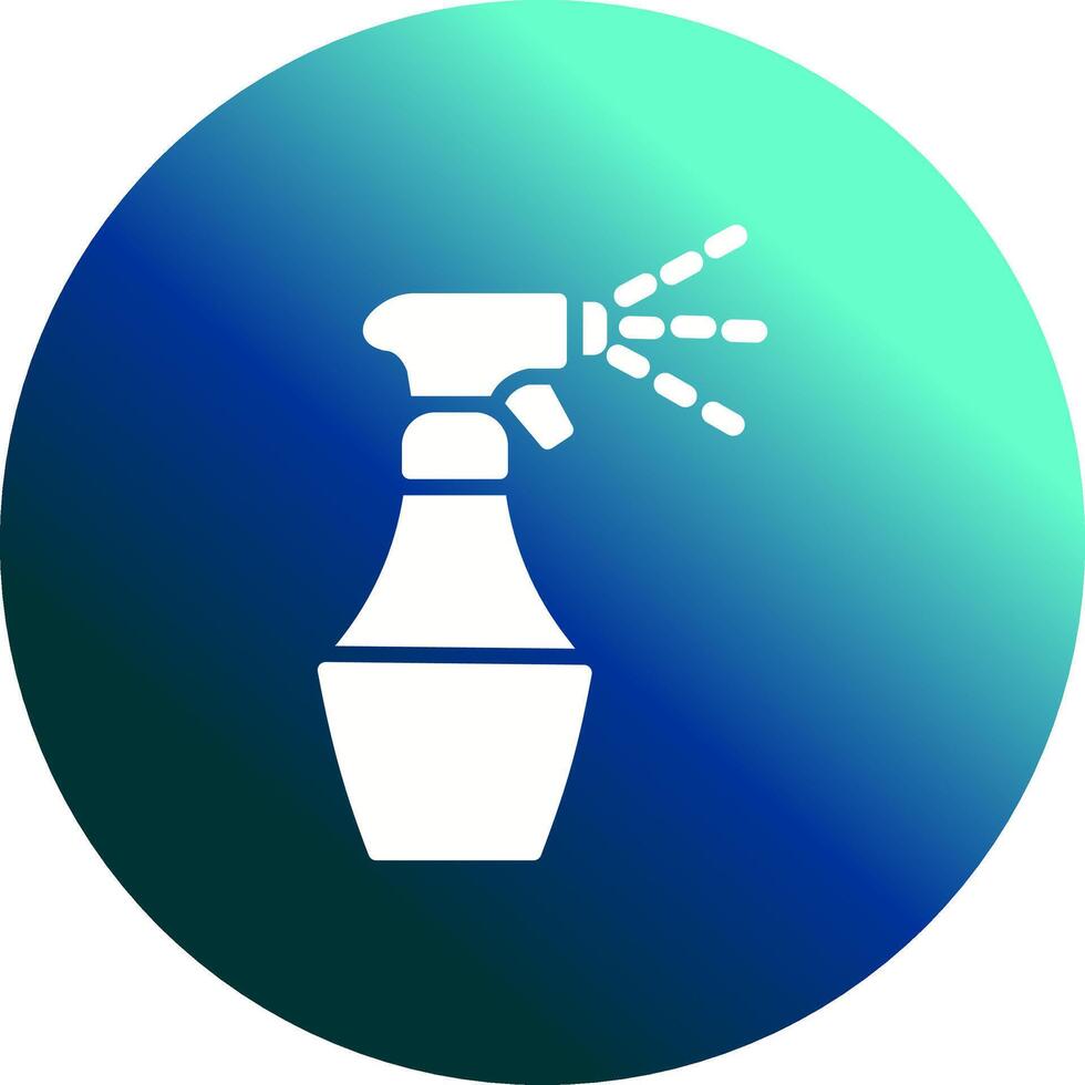 Water Spray Bottle Vector Icon