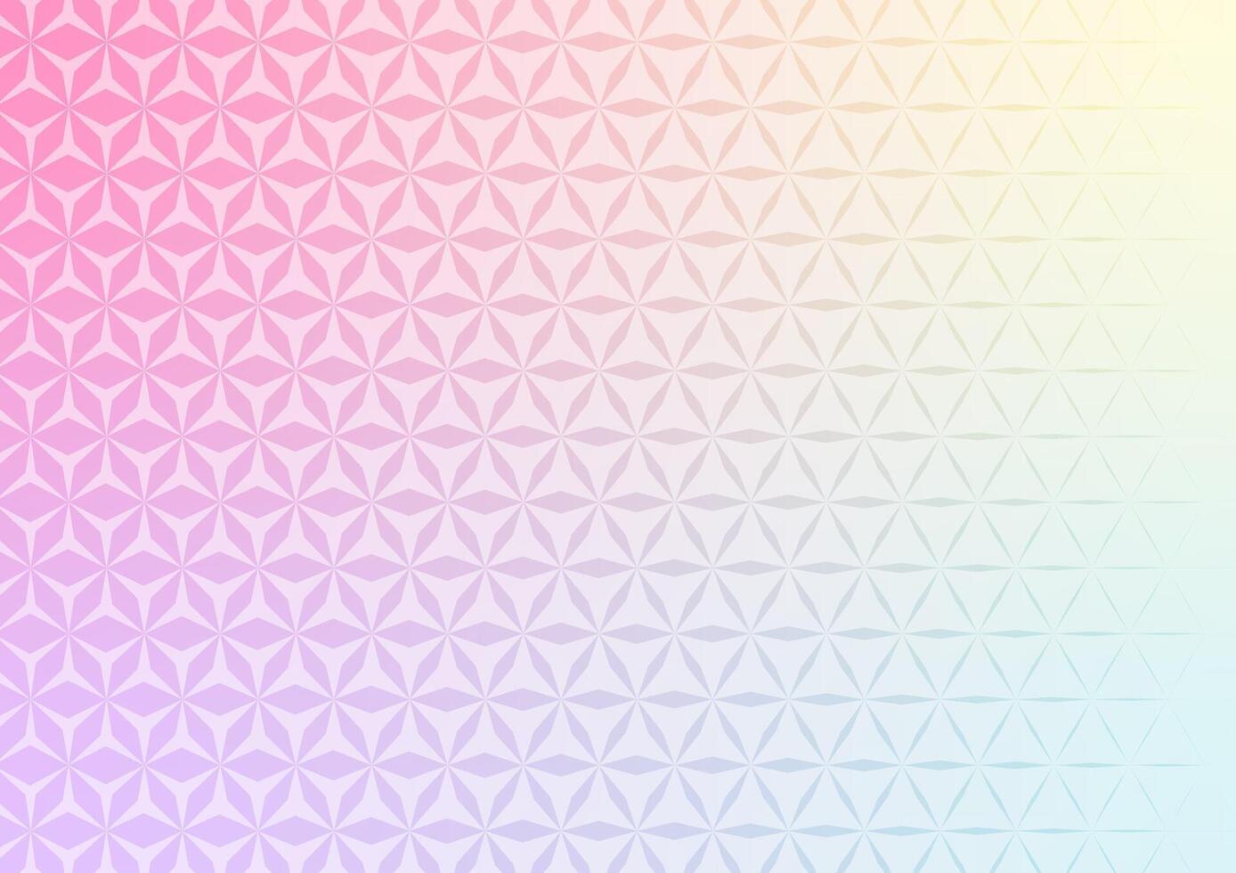 Pastel soft gradient pink triangle presentation background vector