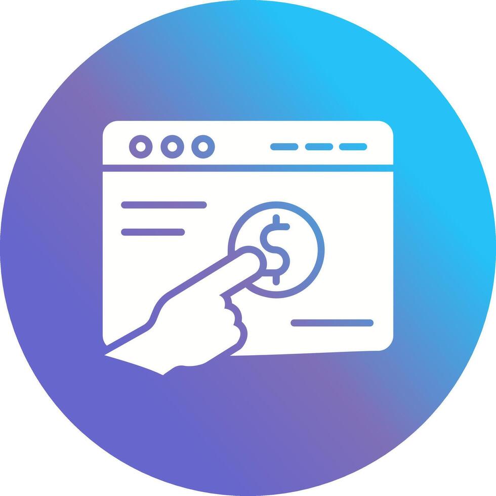 Pay Per Click Vector Icon