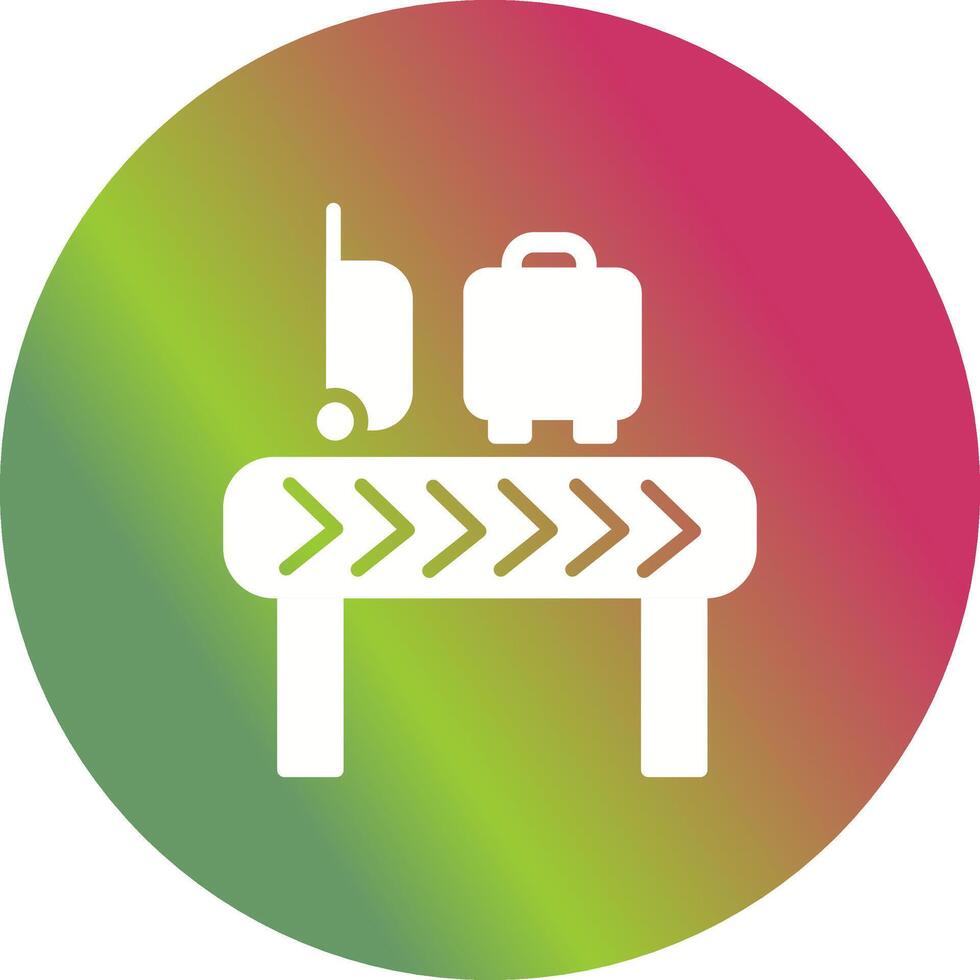 Luggage Carousel Vector Icon