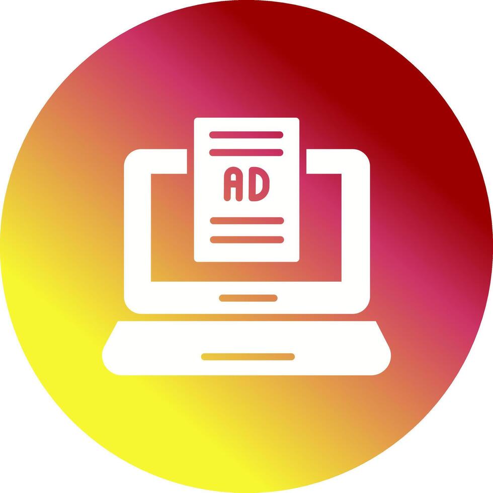 Internet Ads Vector Icon