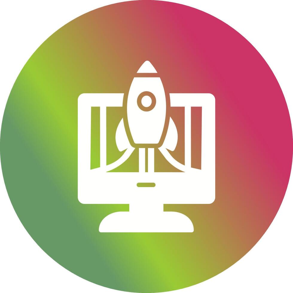 Business Launch Vector Icon