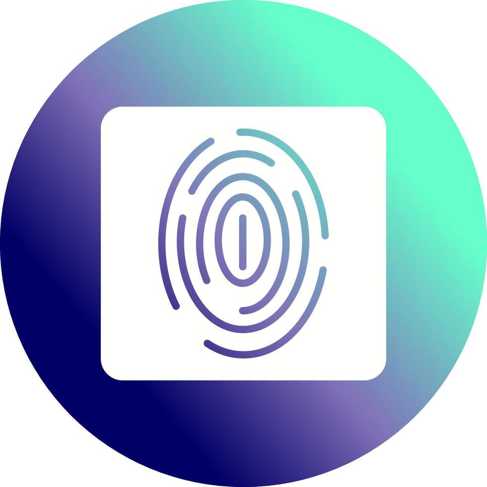 Fingerprint Vector Icon