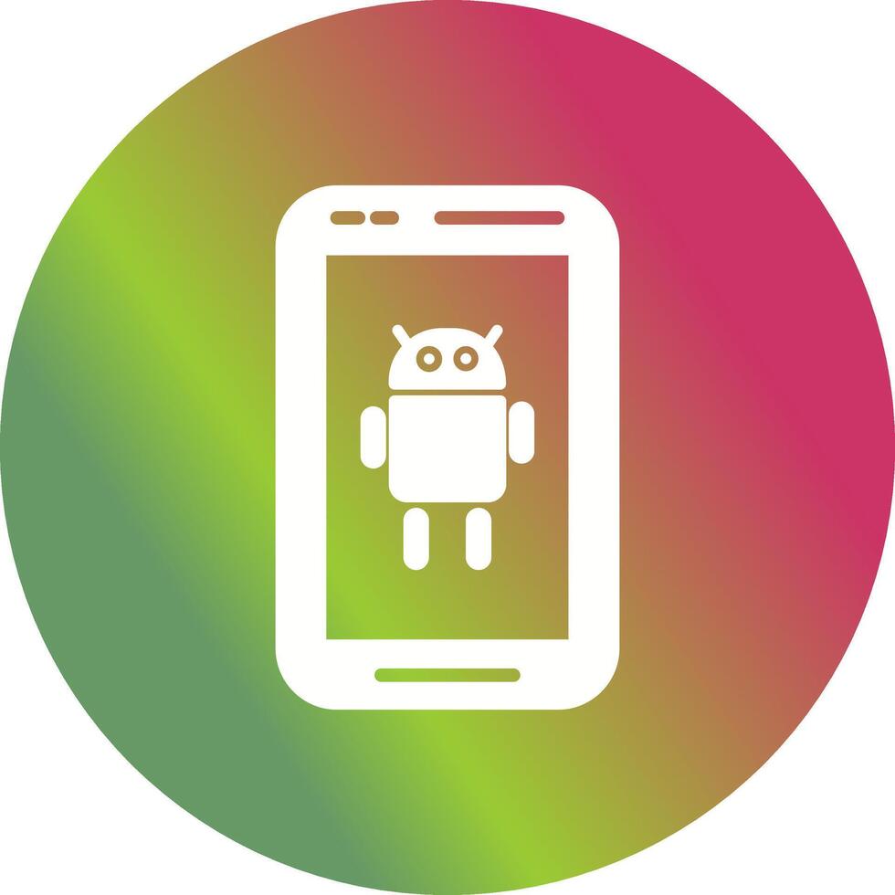 icono de vector de Android