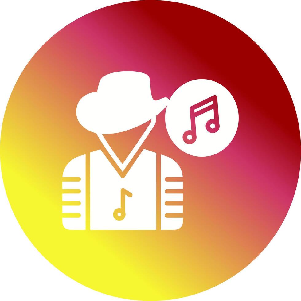 músico vector icono