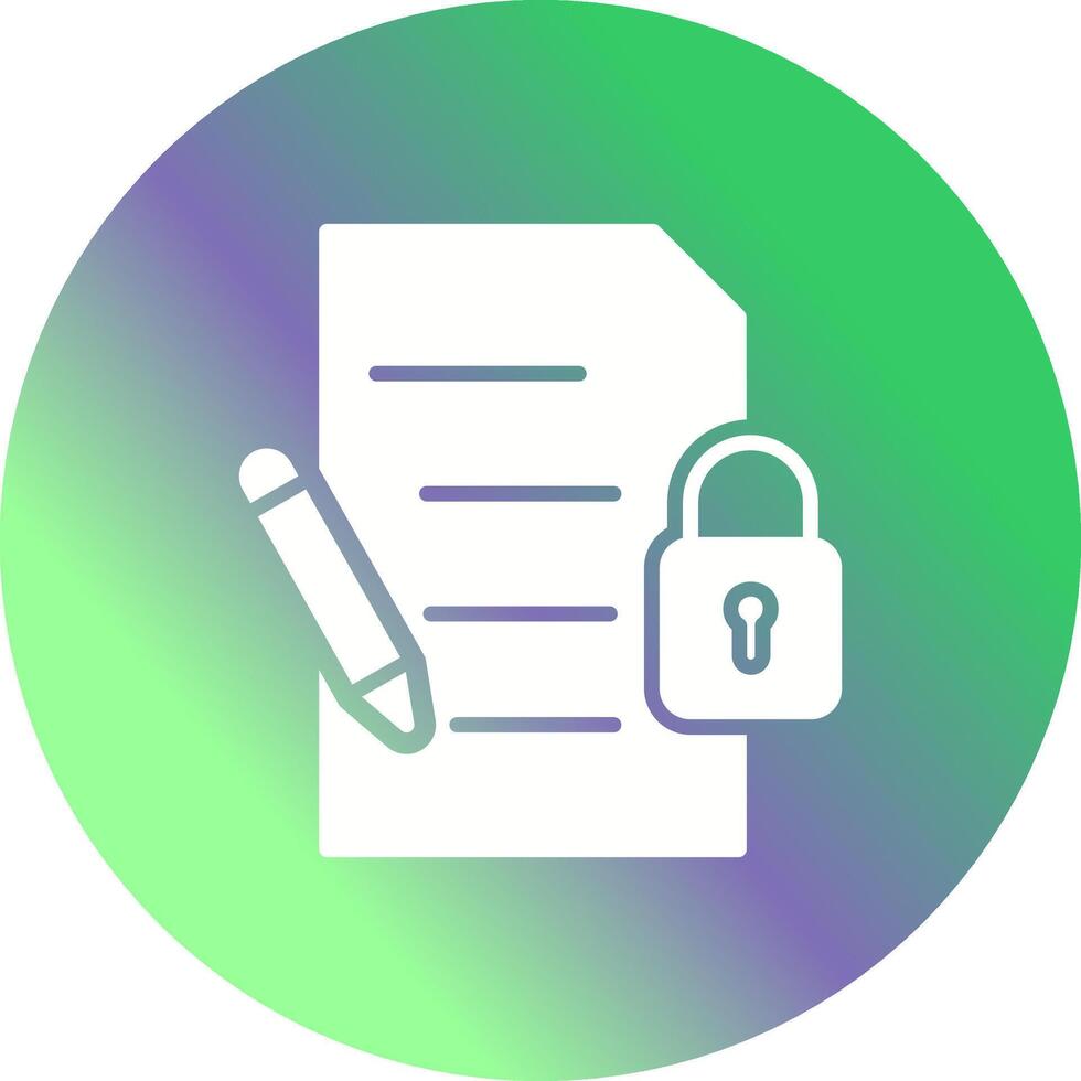 Confidentiality Vector Icon