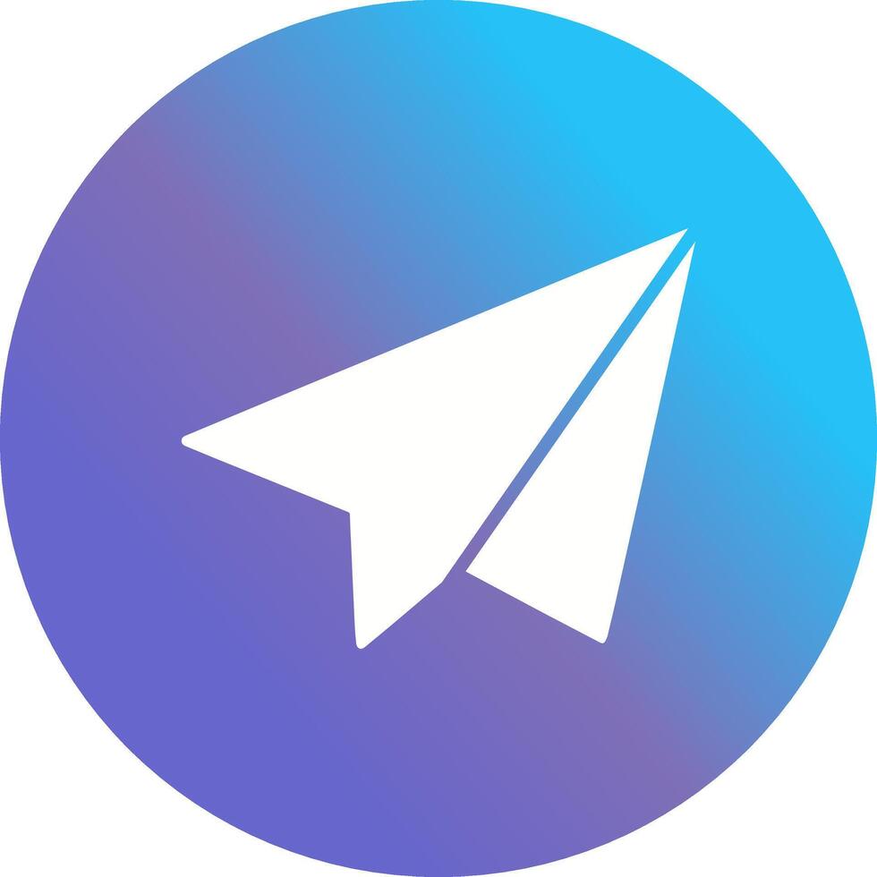 Paper Plane Vector Icon