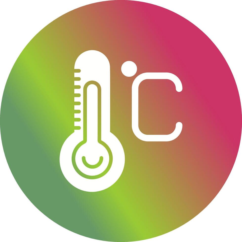 icono de vector de temperatura