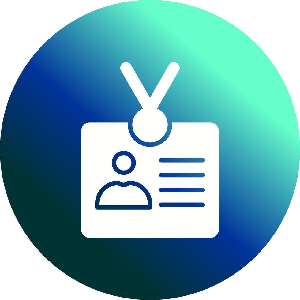 Identity Card I Vector Icon