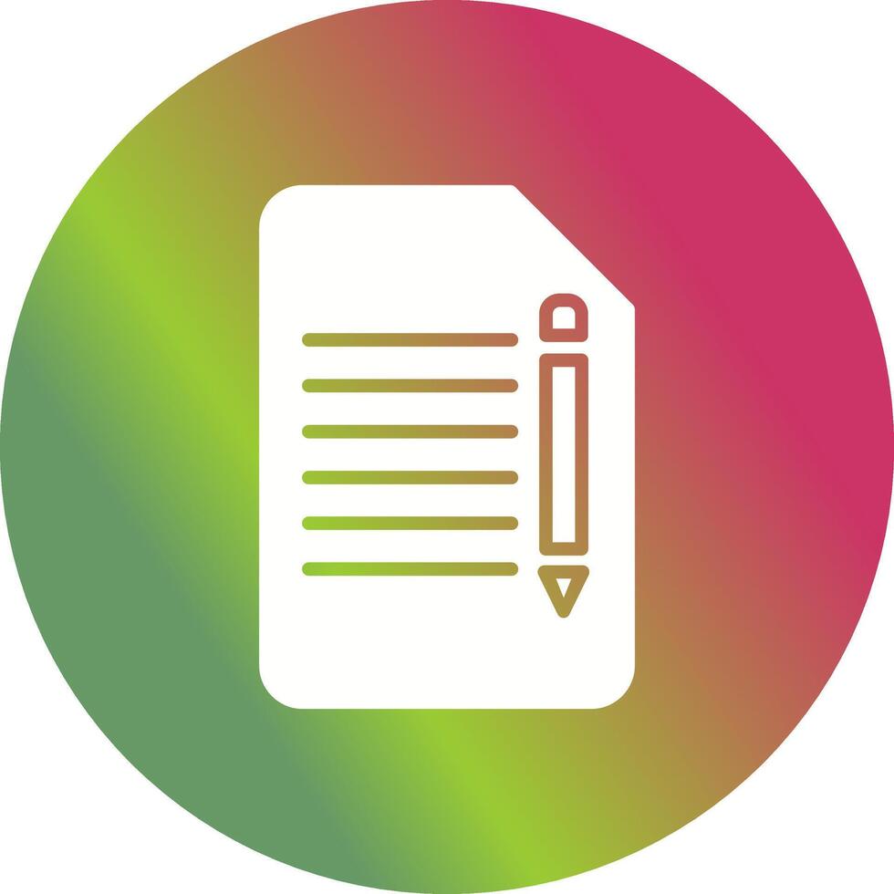 Edit Document Vector Icon