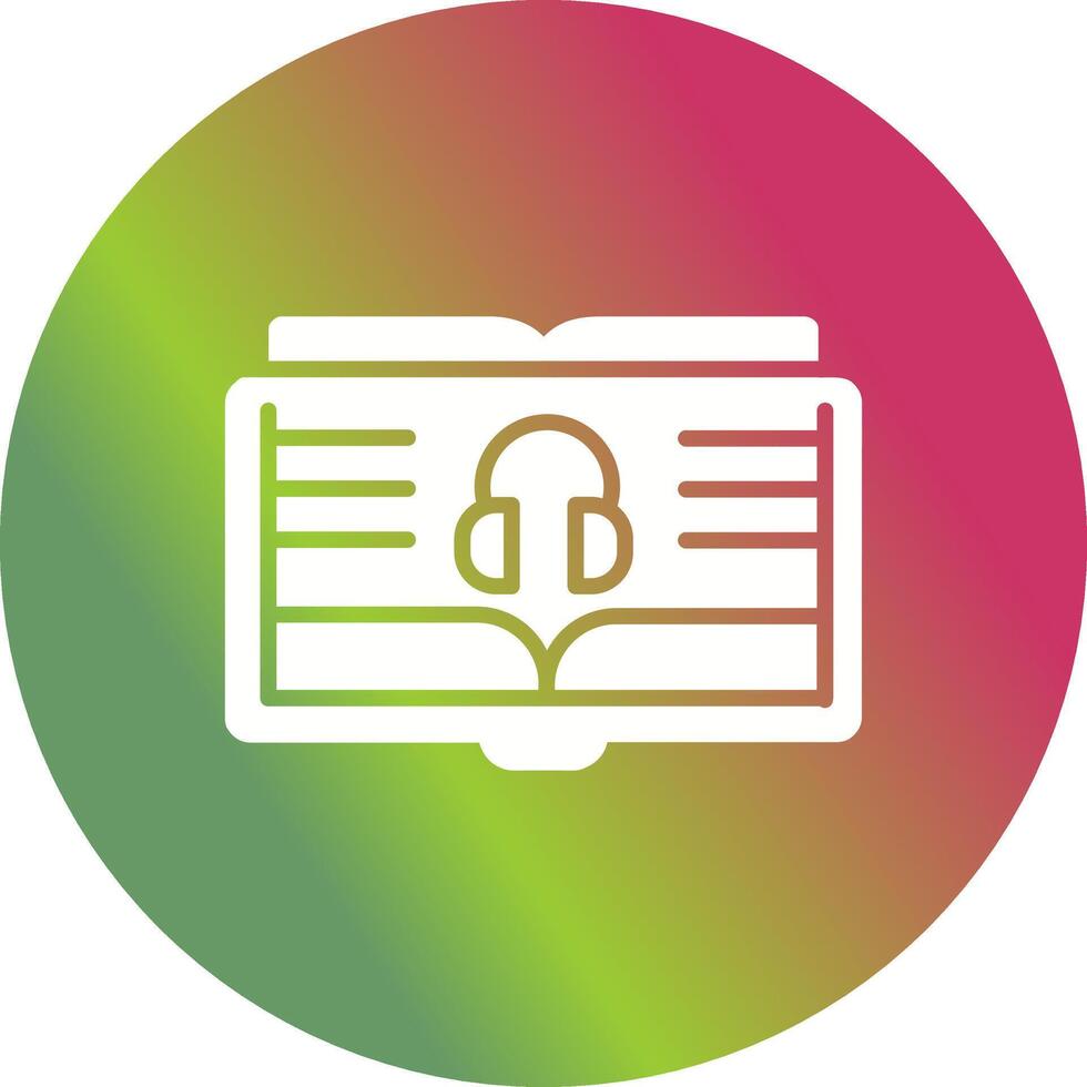 Audio Book Vector Icon