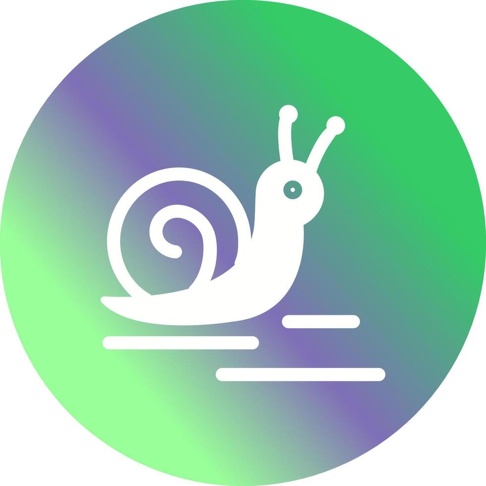 icono de vector de caracol