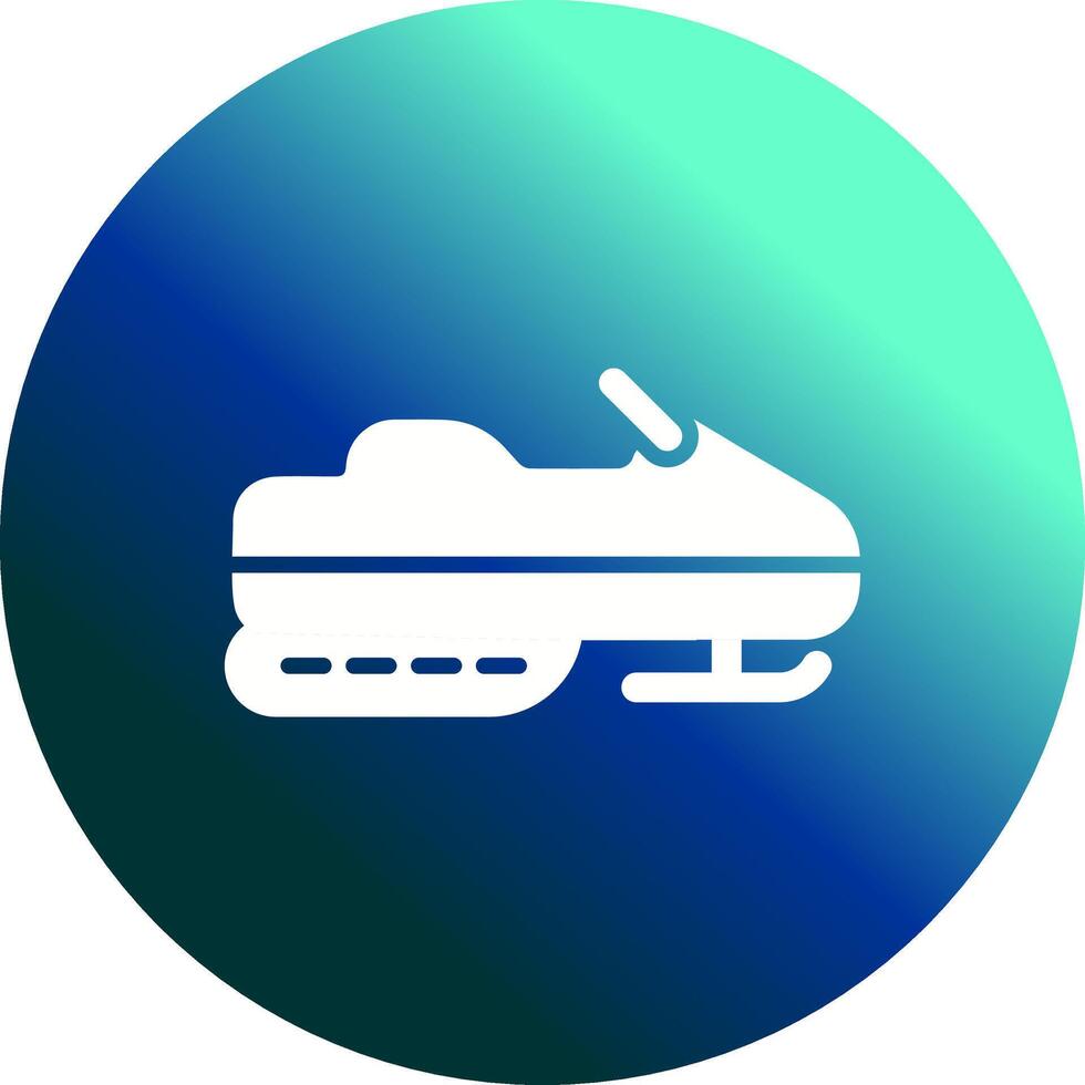 Snowmobile Vector Icon