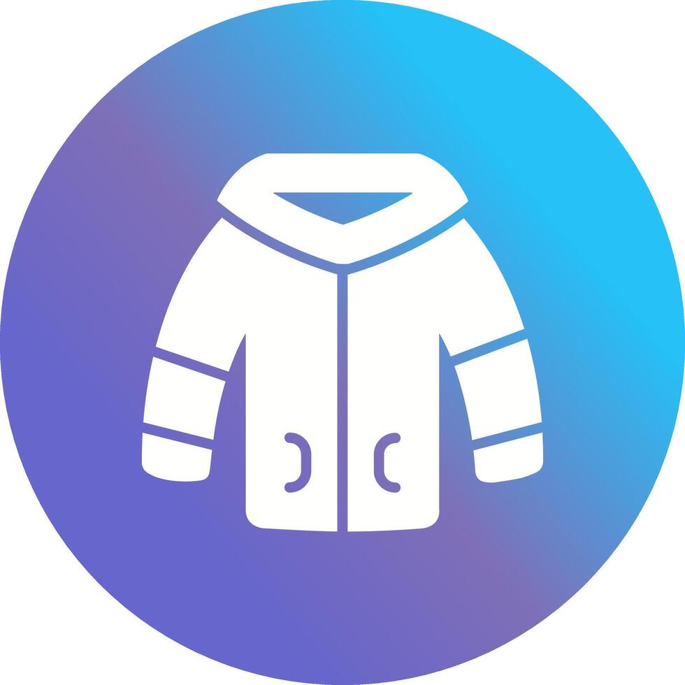 Winter Jacket Vector Icon