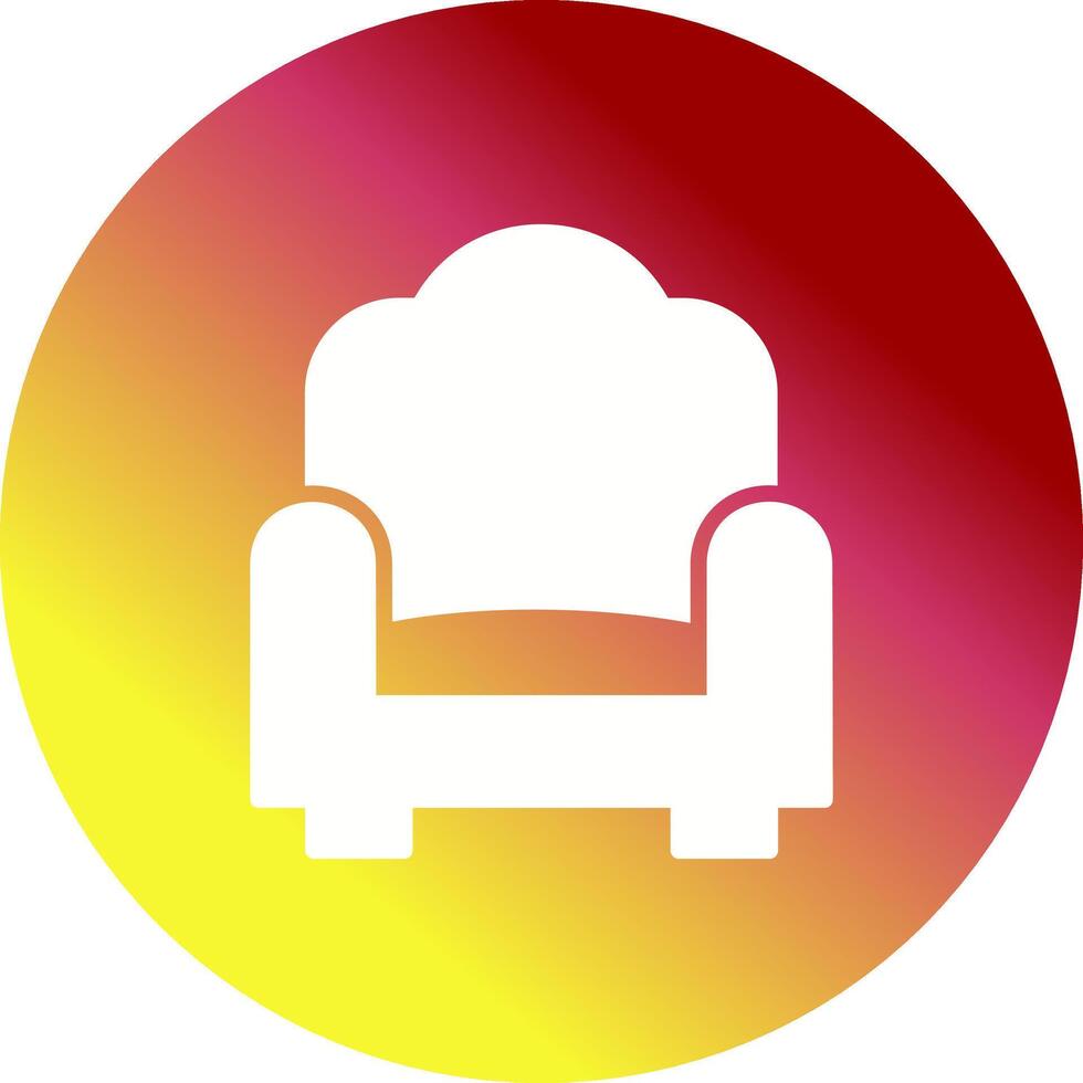 Single Sofa Vector Icon