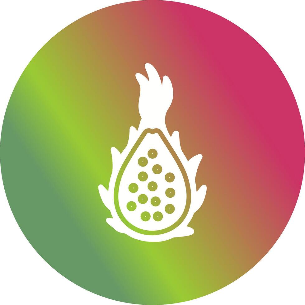 icono de vector de fruta de dragón