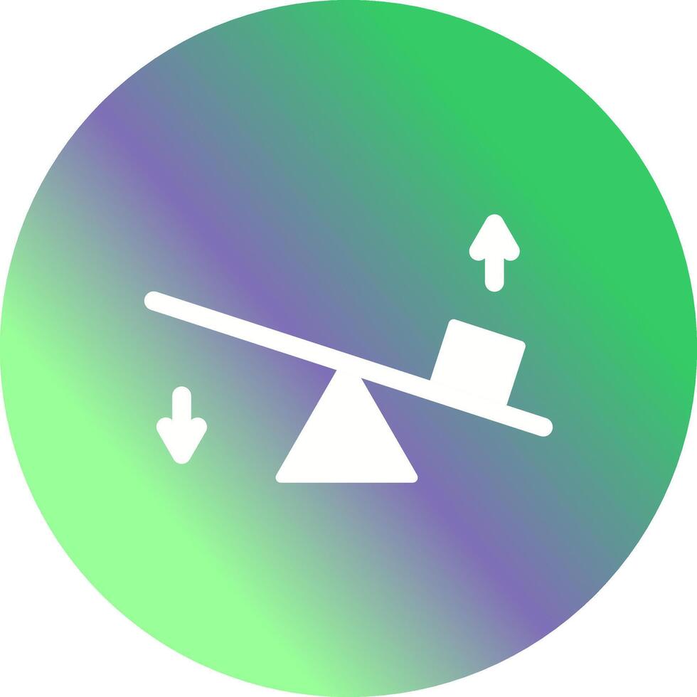 Seesaw Vector Icon