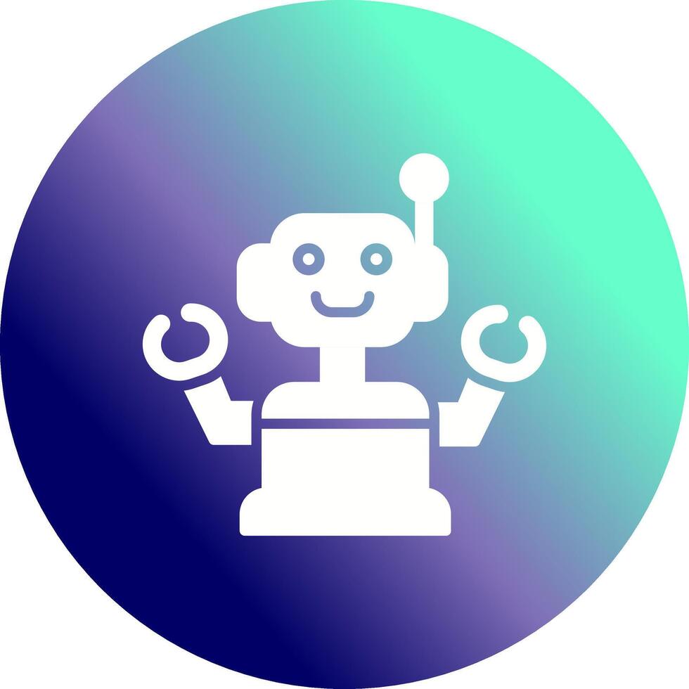 industrial robot iii vector icono