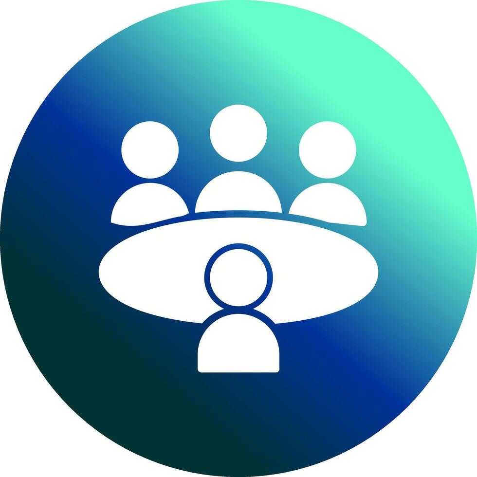 Conference Table Vector Icon