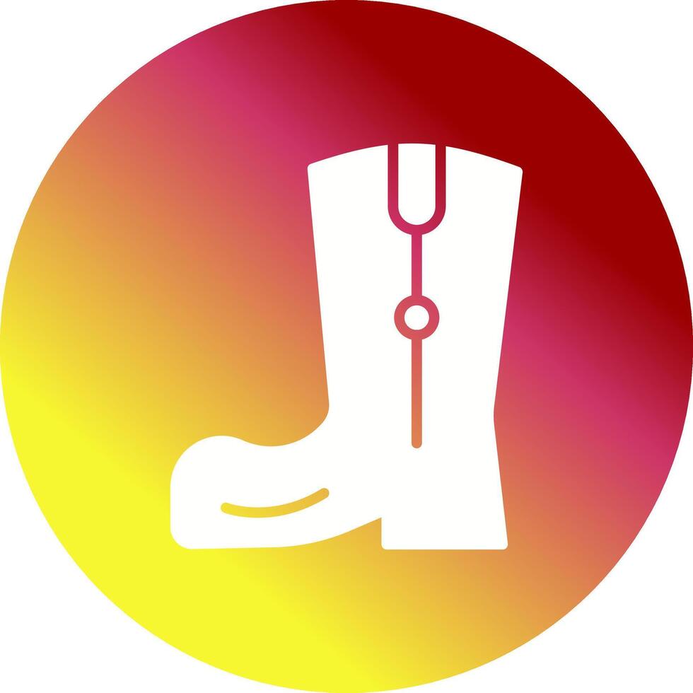 Cowboy Boot Vector Icon