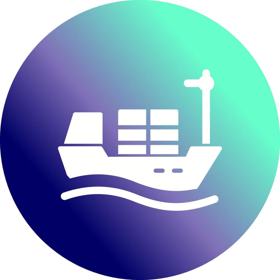 Cargo Ship I Vector Icon