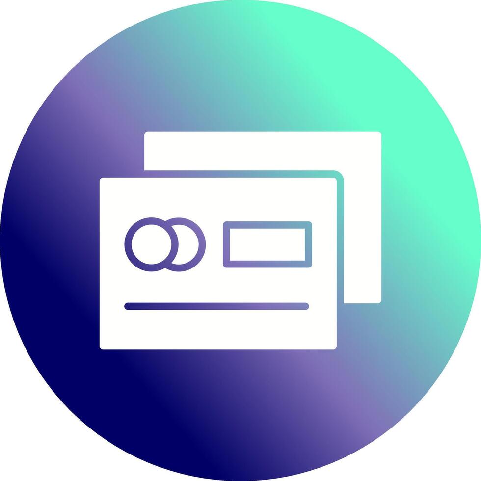 ATM Card Vector Icon