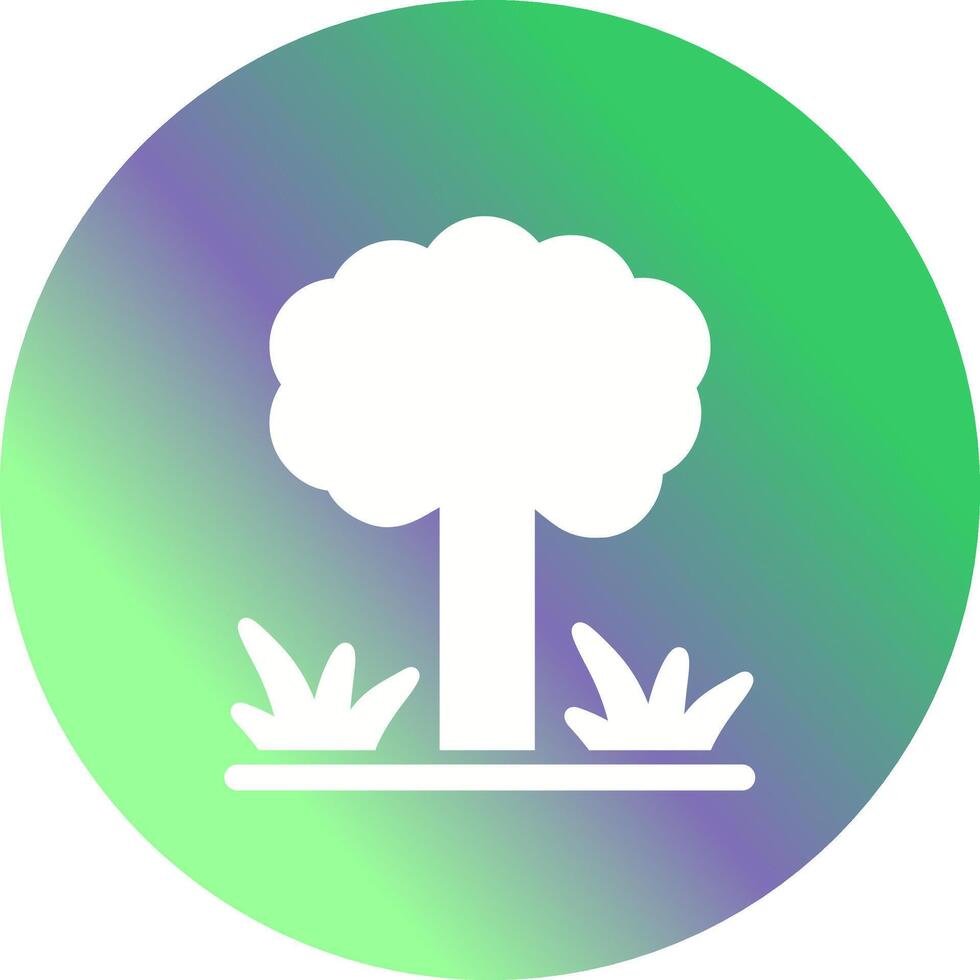 icono de vector de árbol