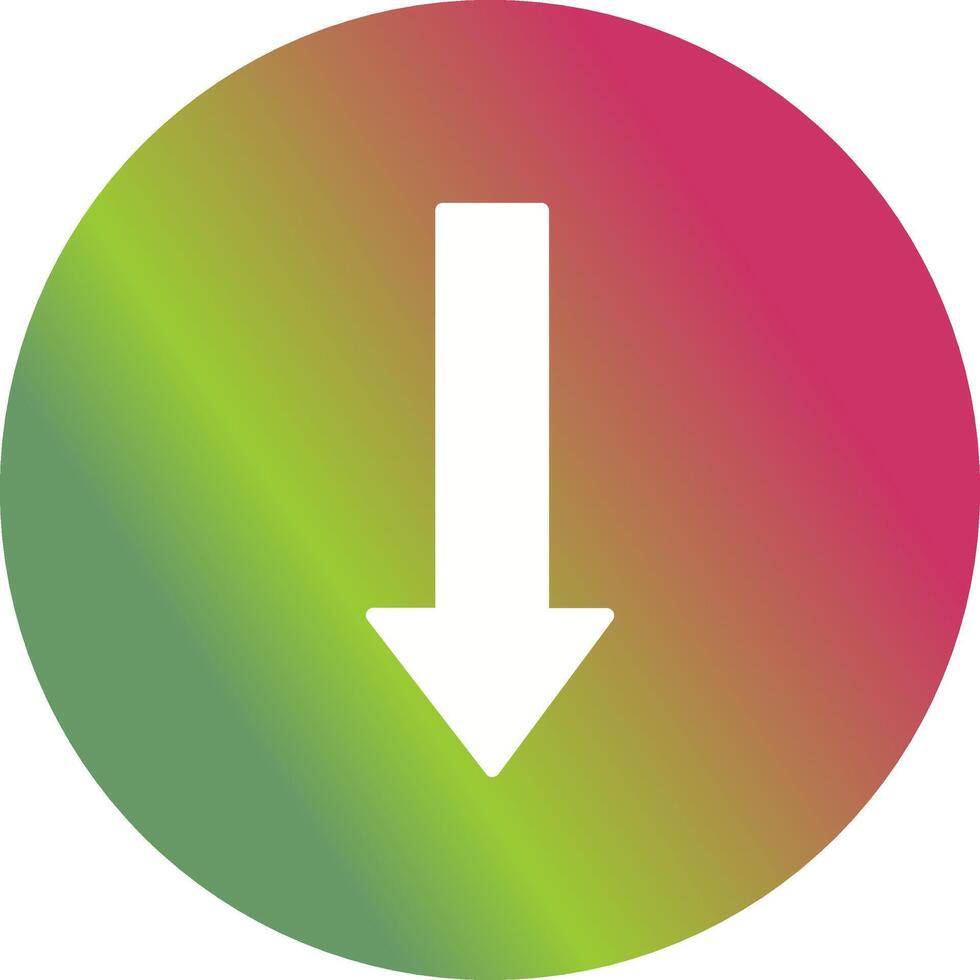 Arrow Down Vector Icon