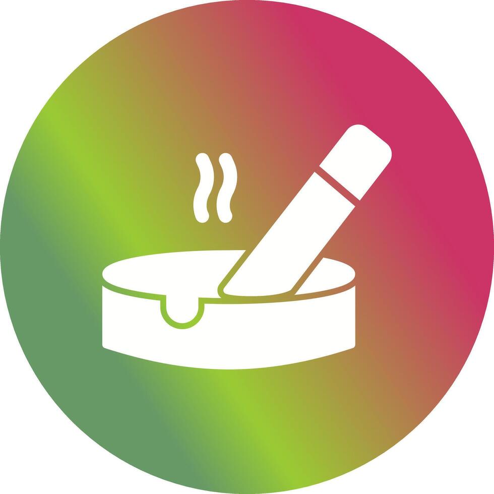 Ashtray Vector Icon