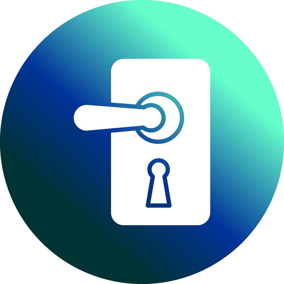 Door Lock Vector Icon