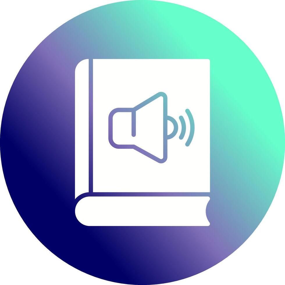 Audio Book Vector Icon