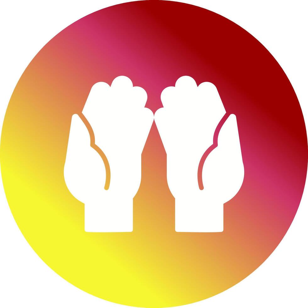 Praying Hands Vector Icon