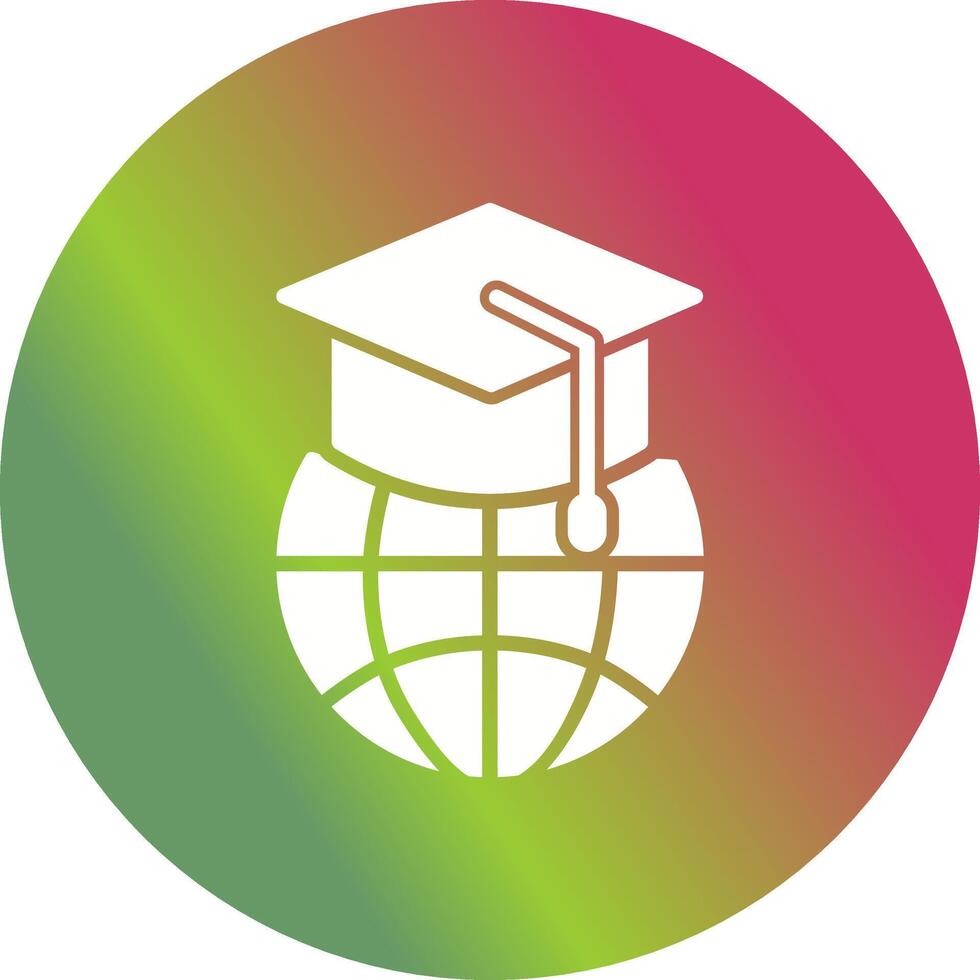 Global Education Vector Icon